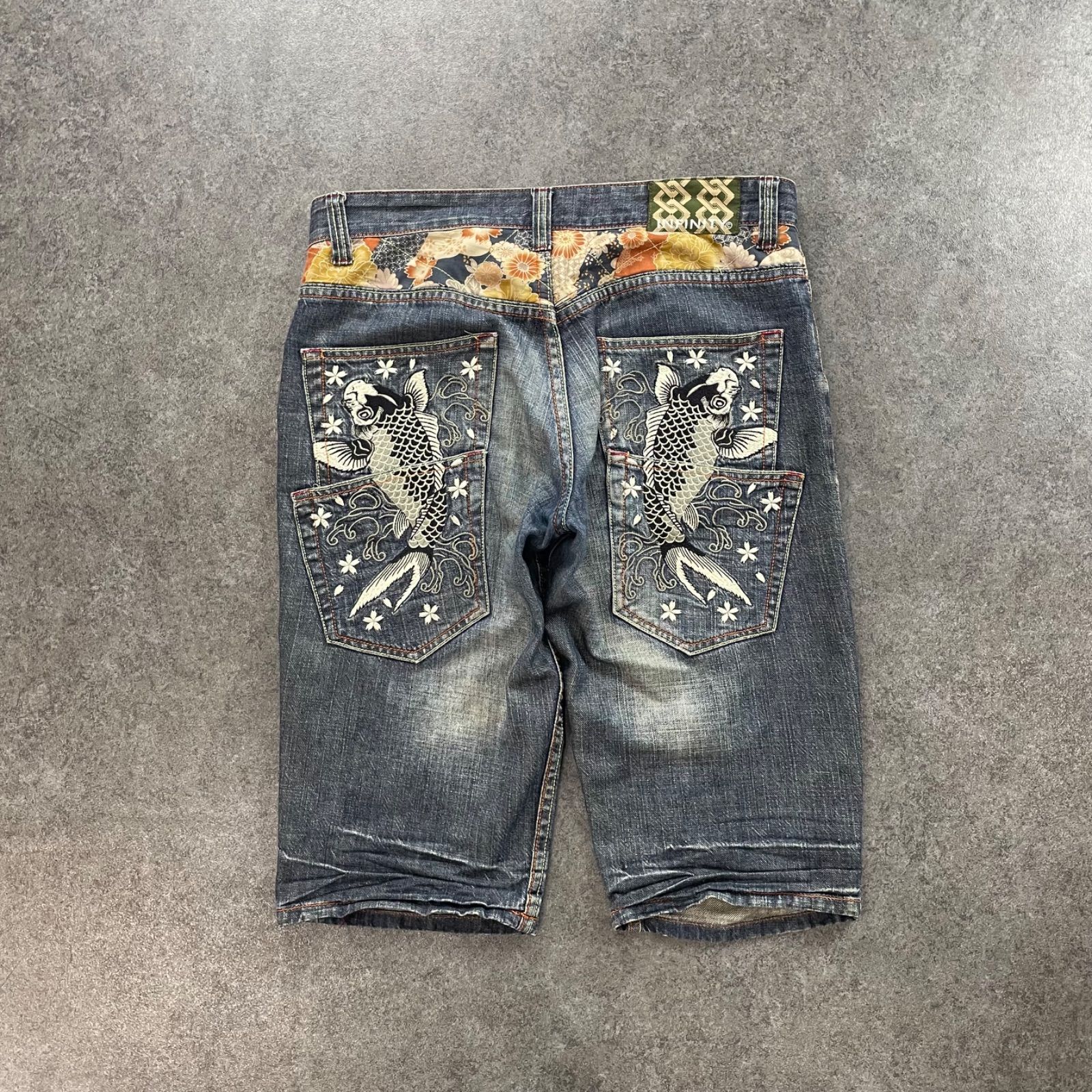 胤富仁帝 INFINITY Denim Jeans インフィニティ デニム ショートパンツ 