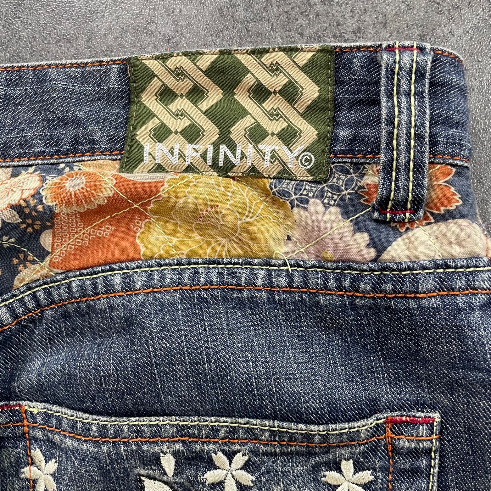 胤富仁帝 INFINITY Denim Jeans インフィニティ デニム ショートパンツ 