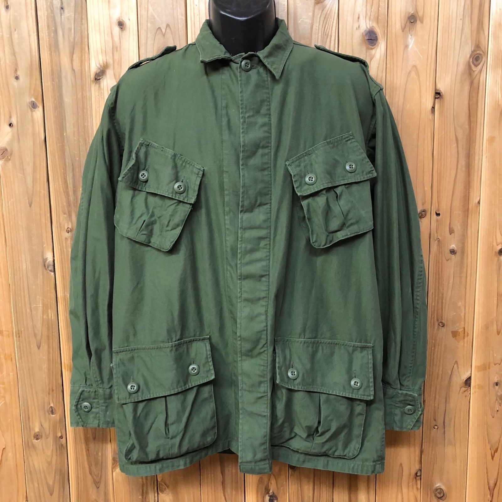 60's アメリカ軍 M-65 ジャングルファティーグジャケット 1st 60's アメリカ軍 M-65 ジャングルファティーグジャケット 1st