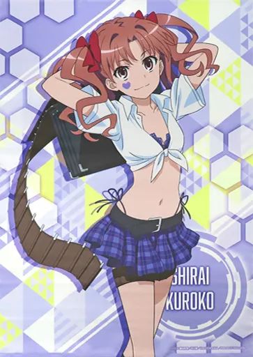 中古】タペストリー 白井黒子 描き下ろしB2タペストリー スクール
