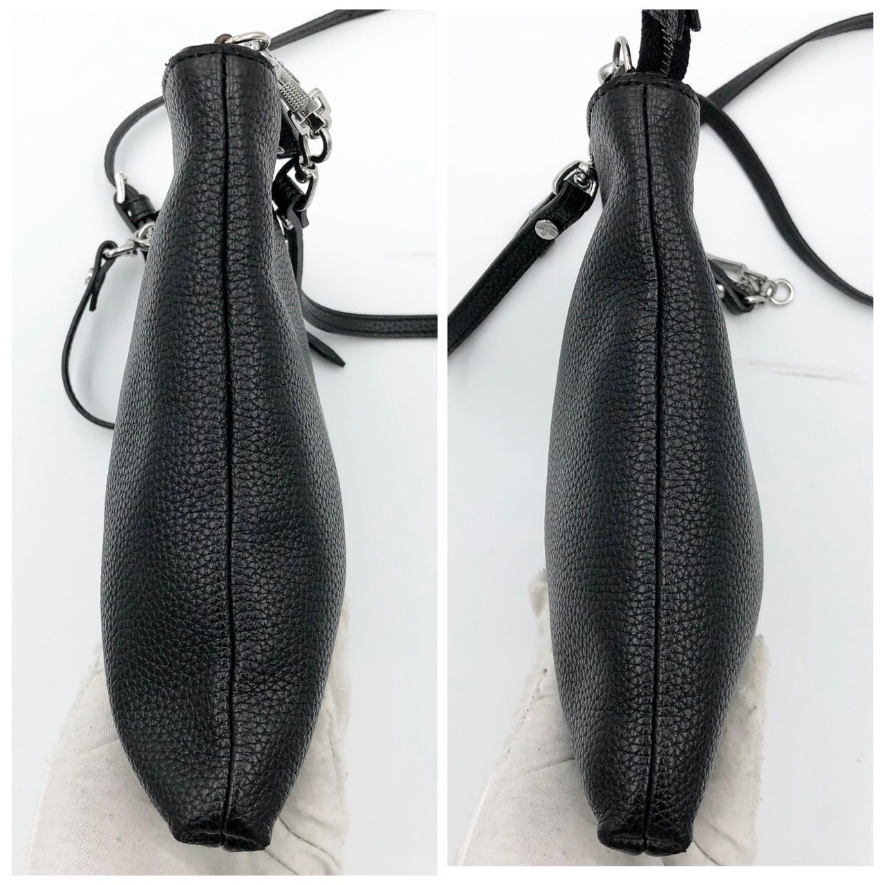 Vivienne Westwood ヴィヴィアン ショルダーバッグ レザー 黒 オーブ 