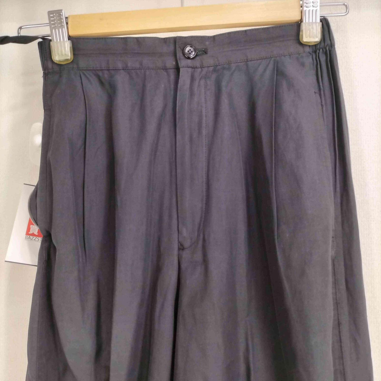 イッセイミヤケ ISSEY MIYAKE 80S 筆タグ コットンレーヨン タック