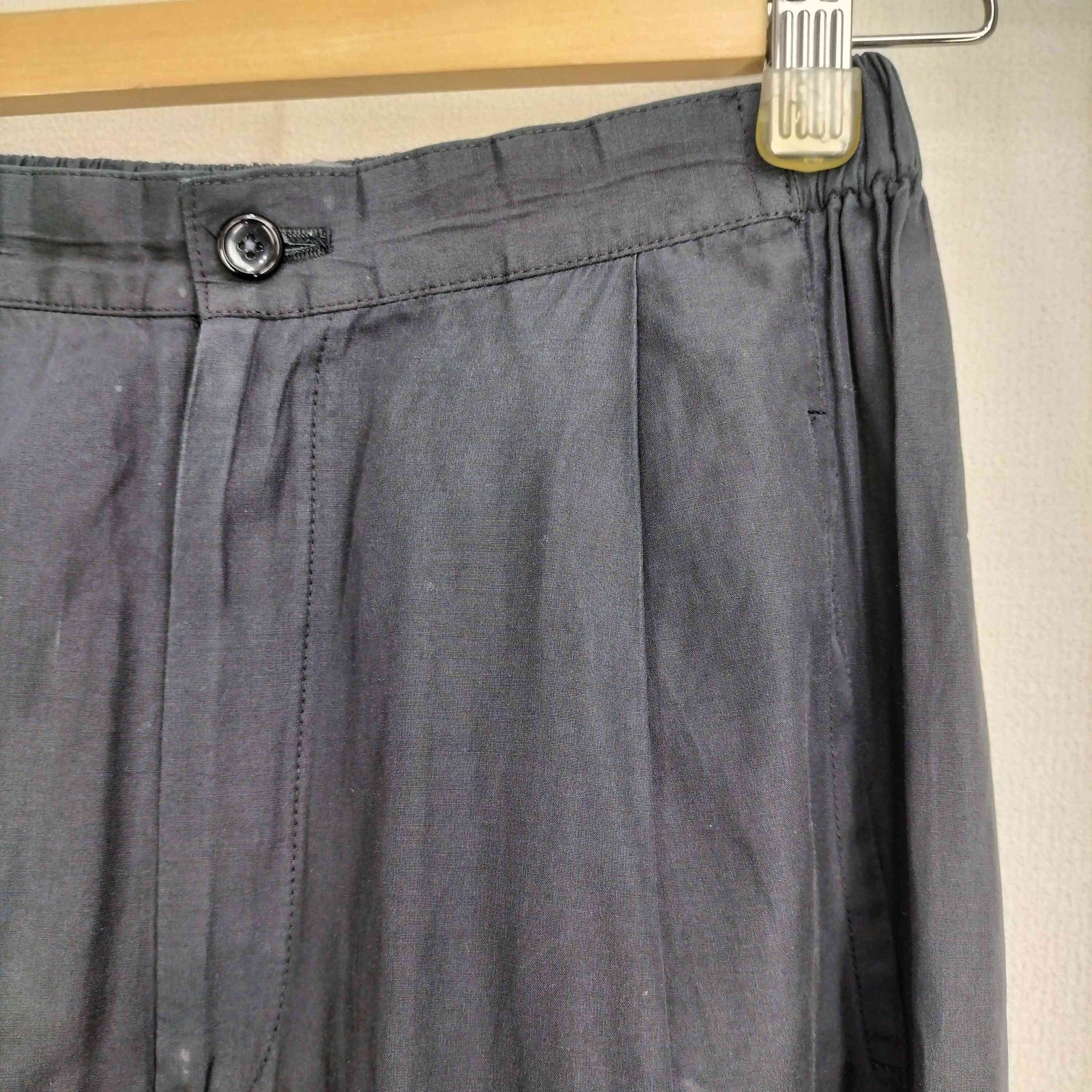 イッセイミヤケ ISSEY MIYAKE 80S 筆タグ コットンレーヨン タック