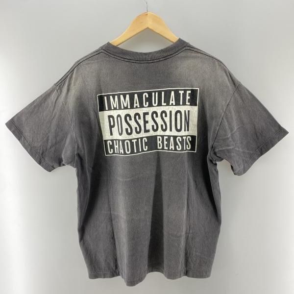 中古】SAINT MICHAEL 24AW CP_SS TEE/SMILE ブラック サイズM SM-YS1