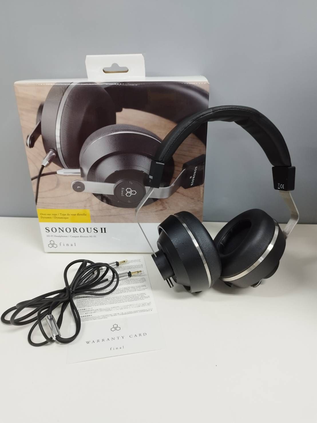 美品】final SONOROUSⅡ/FI-SO2BD3/ダイナミック型ヘッドホン/有線