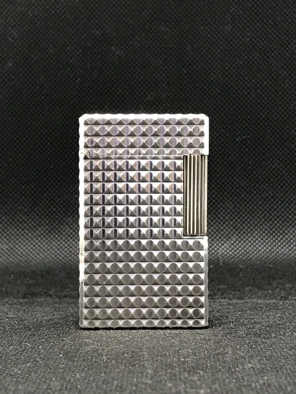 火花あり S.T.DUPONT デュポン ガスライター ライン1 ラージ シルバー 