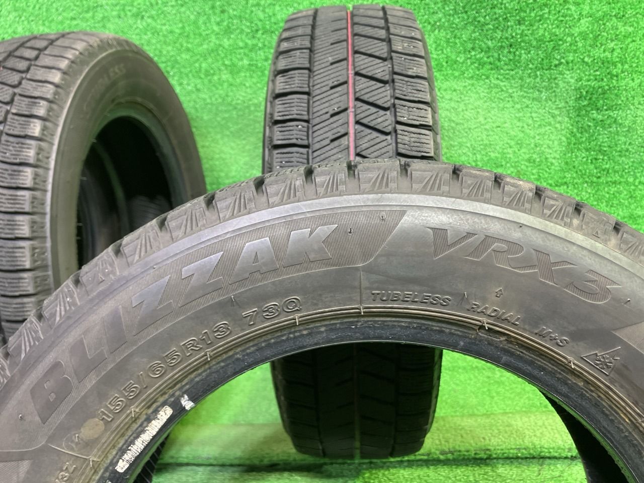 BRIDGESTONE スタッドレス ブリヂストン ブリザックVRX3 155/65R13 4本 