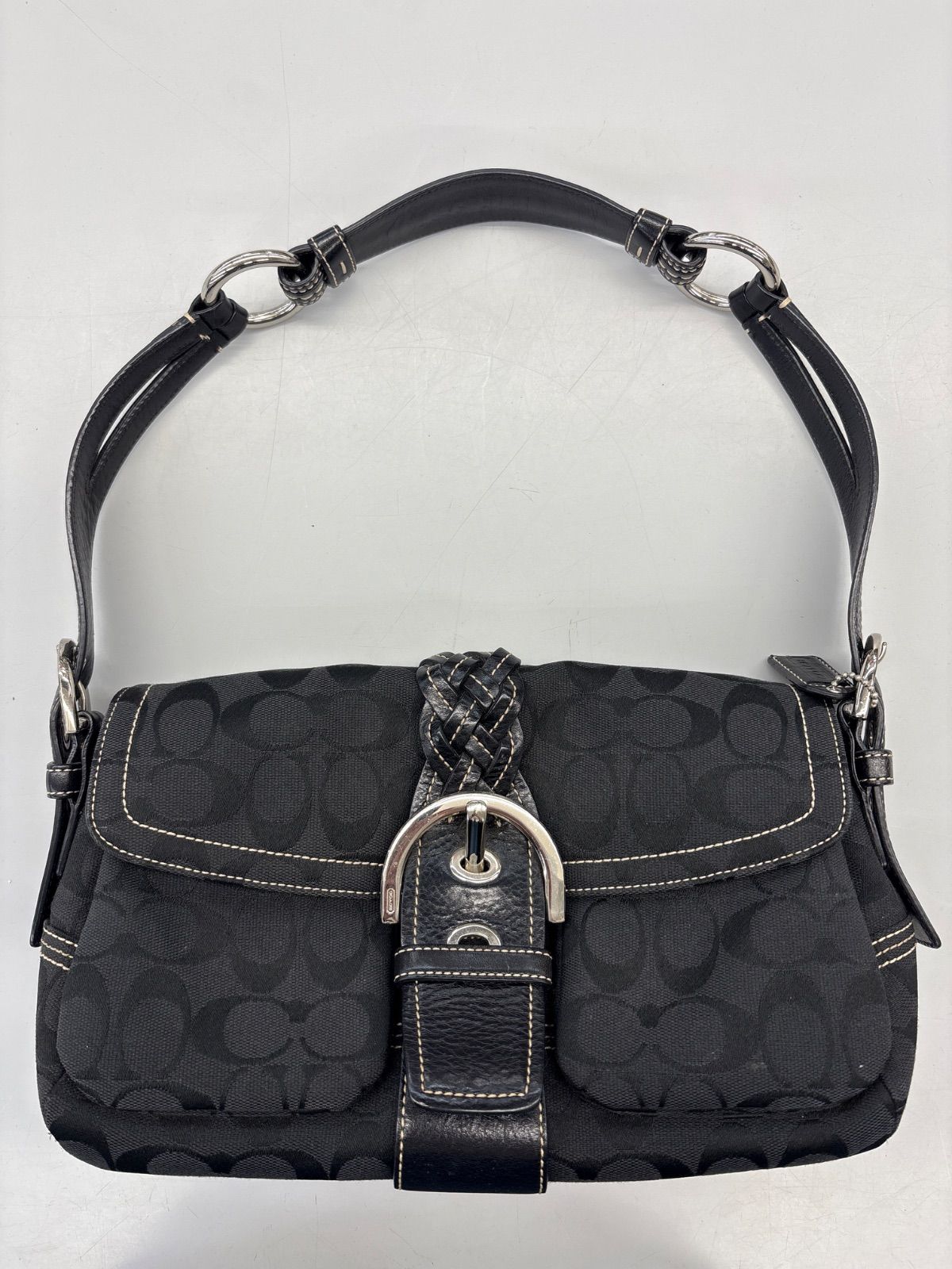 Y2K COACH ワンショルダーバッグ ソーホー シグネチャー 送料無料