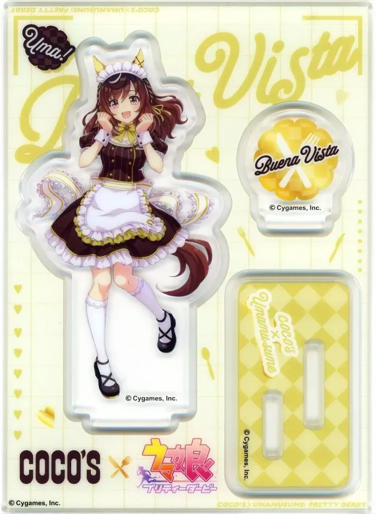 【中古】アクリルスタンド・アクリルパネル ブエナビスタ 「ウマ娘 プリティーダービー×ココス ココスへようこそ!ウマいものフェス! オリジナルアクリルスタンドパネル 前半」
