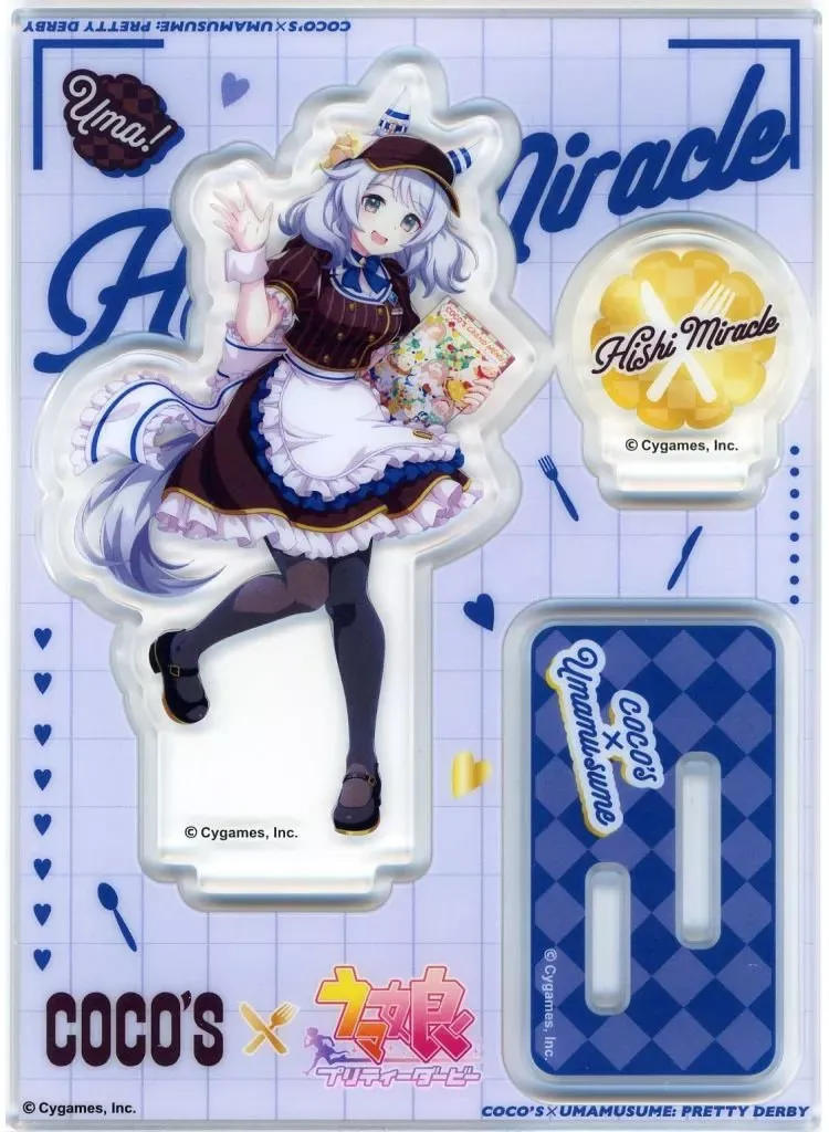【中古】アクリルスタンド・アクリルパネル ヒシミラクル 「ウマ娘 プリティーダービー×ココス ココスへようこそ!ウマいものフェス! オリジナルアクリルスタンドパネル 前半」