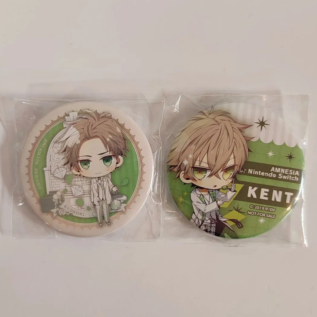 AMNESIA アムネシア ケント 店舗特典 缶バッジ AMNESIA ケント 予約特典 缶バッジ セット - メルカリ