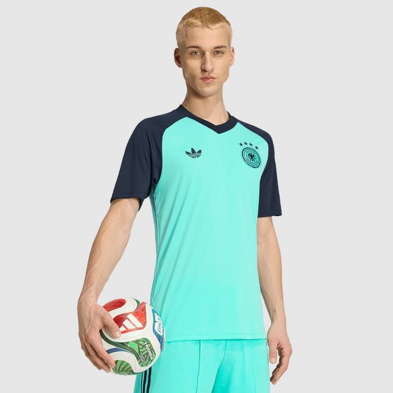 【送料無料・匿名配送】adidas Originals アディダス オリジナルス ドイツ代表 2026 公式 プレマッチ シャツ 水色 新品 正規品