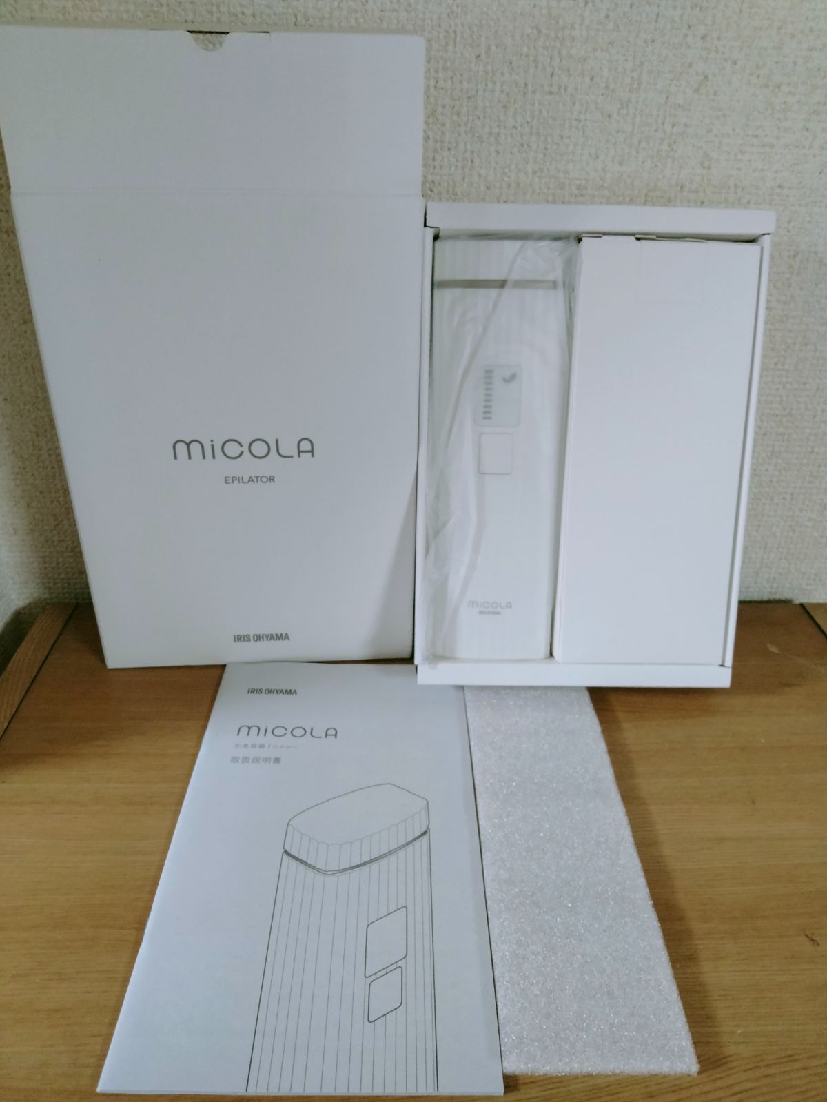 micola 光美顔器 DLB-M111-W - メルカリ