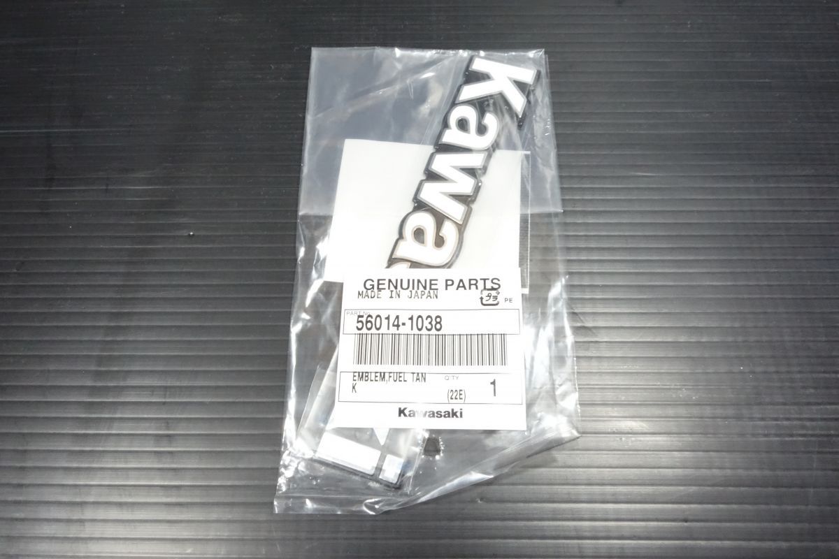 タンク エンブレム 56014-1038 カワサキ 純正 Z1000MK2 Z750FX1 新品