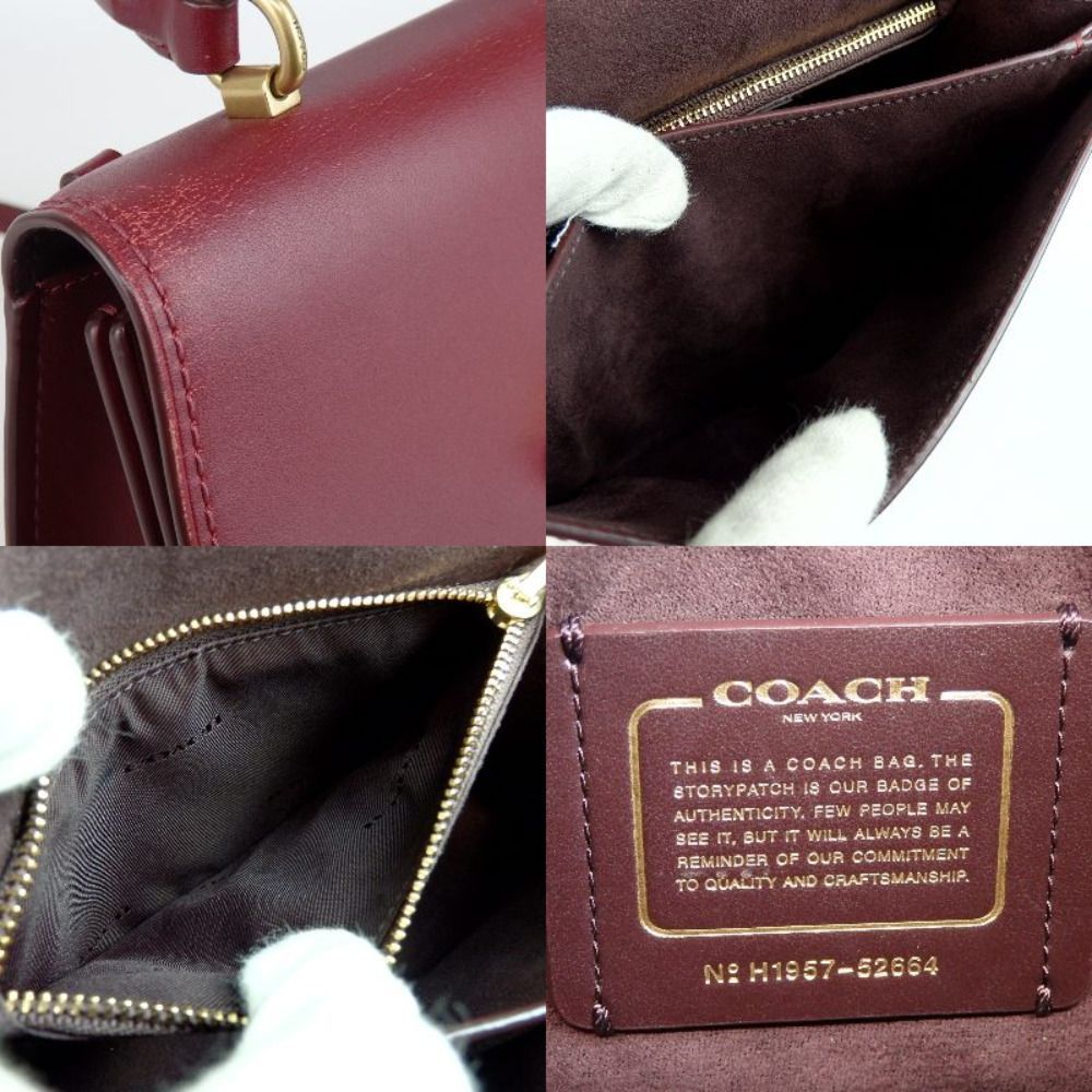 COACH コーチ パーカー トップハンドル 2way ハンドバッグ ショルダー 