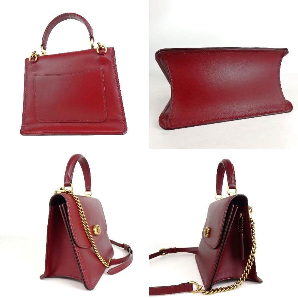 COACH コーチ パーカー トップハンドル 2way ハンドバッグ ショルダー 