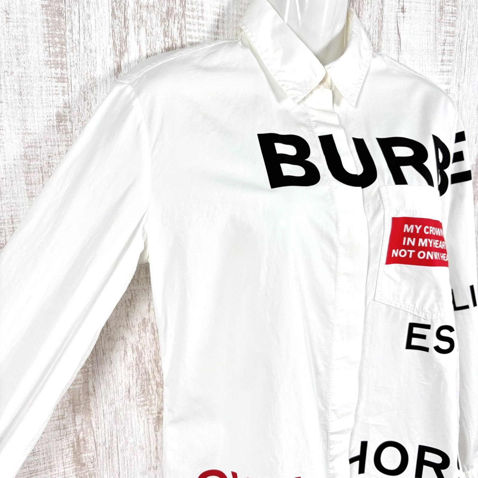 BURBERRY バーバリー ホースフェリー ロゴプリント ロングスリーブ
