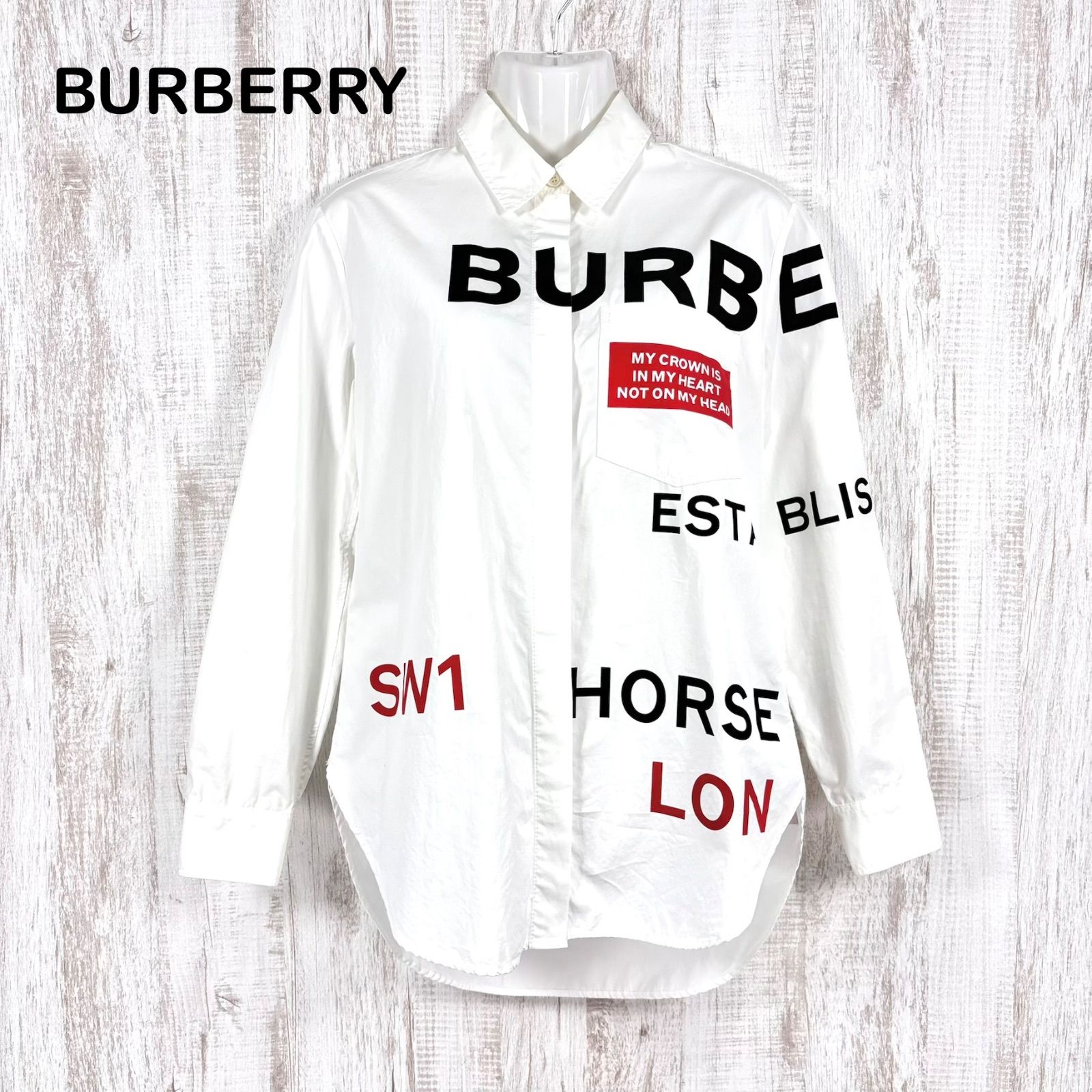 BURBERRY バーバリー ホースフェリー ロゴプリント ロング BURBERRY バーバリー ホースフェリー ロゴプリント ロング