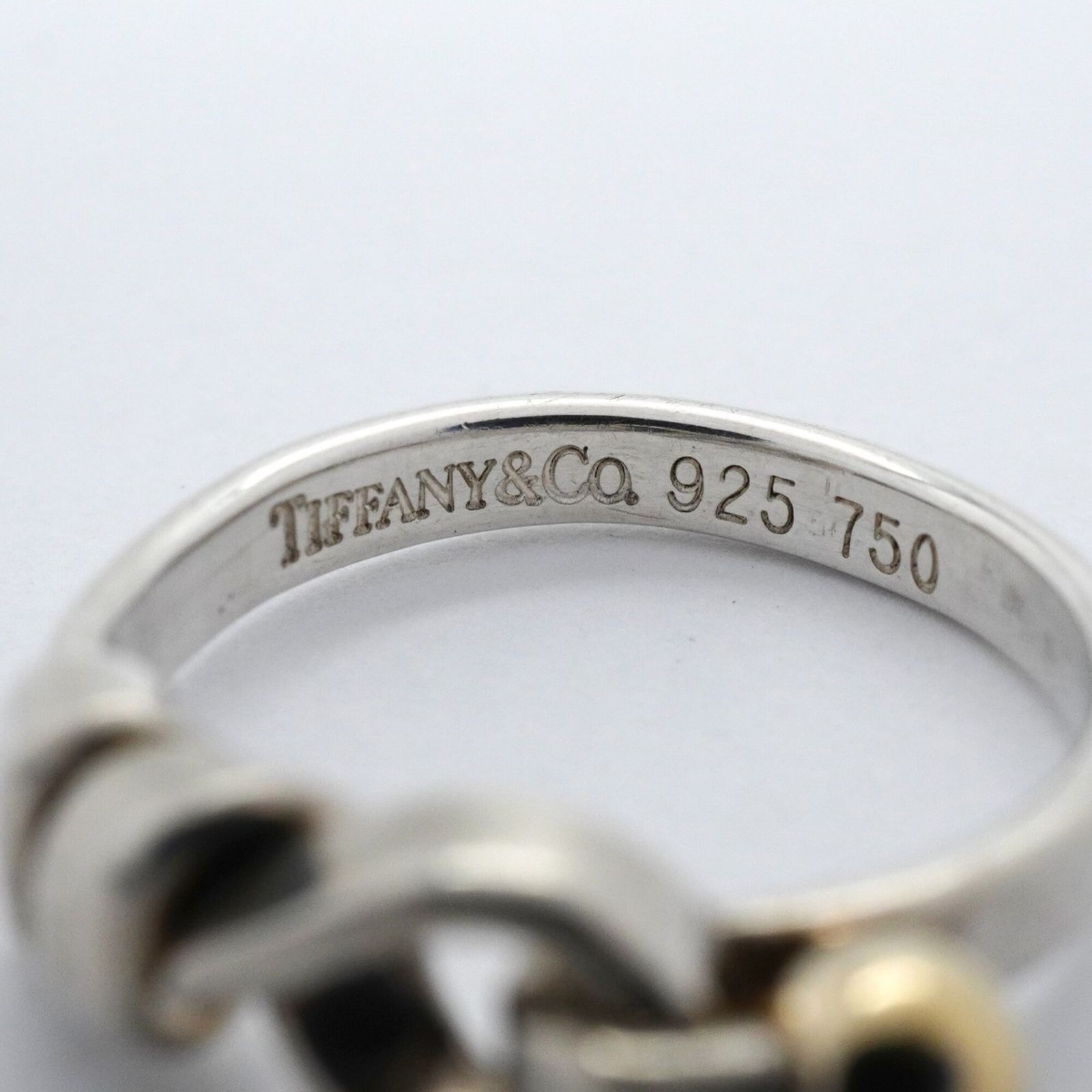 ティファニーTiffany リング フック&アイ 18KYG シルバー925 【公式通販】