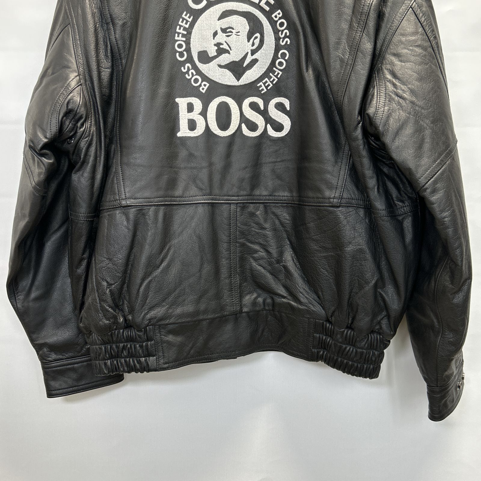 浜館75-2249] [店舗併売品] SUNTORY BOSS 15th レザージャケット 