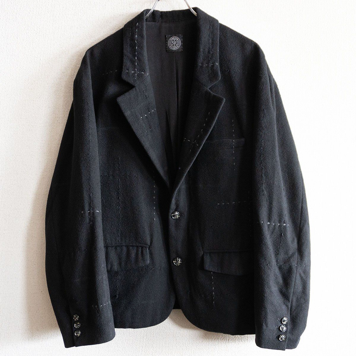 希少】PORTER CLASSIC【カシミヤ ジャケット】XL 刺し子 ハンドワーク 