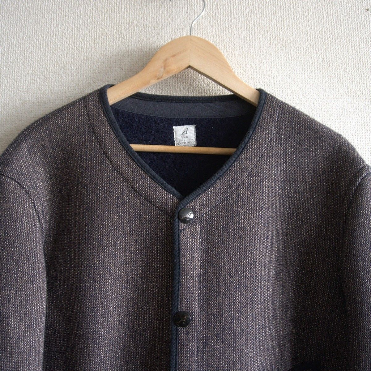 美品/ビッグサイズ】 ANATOMICA 【BEACH CLOTH CARDIGAN】 40 ビーチ