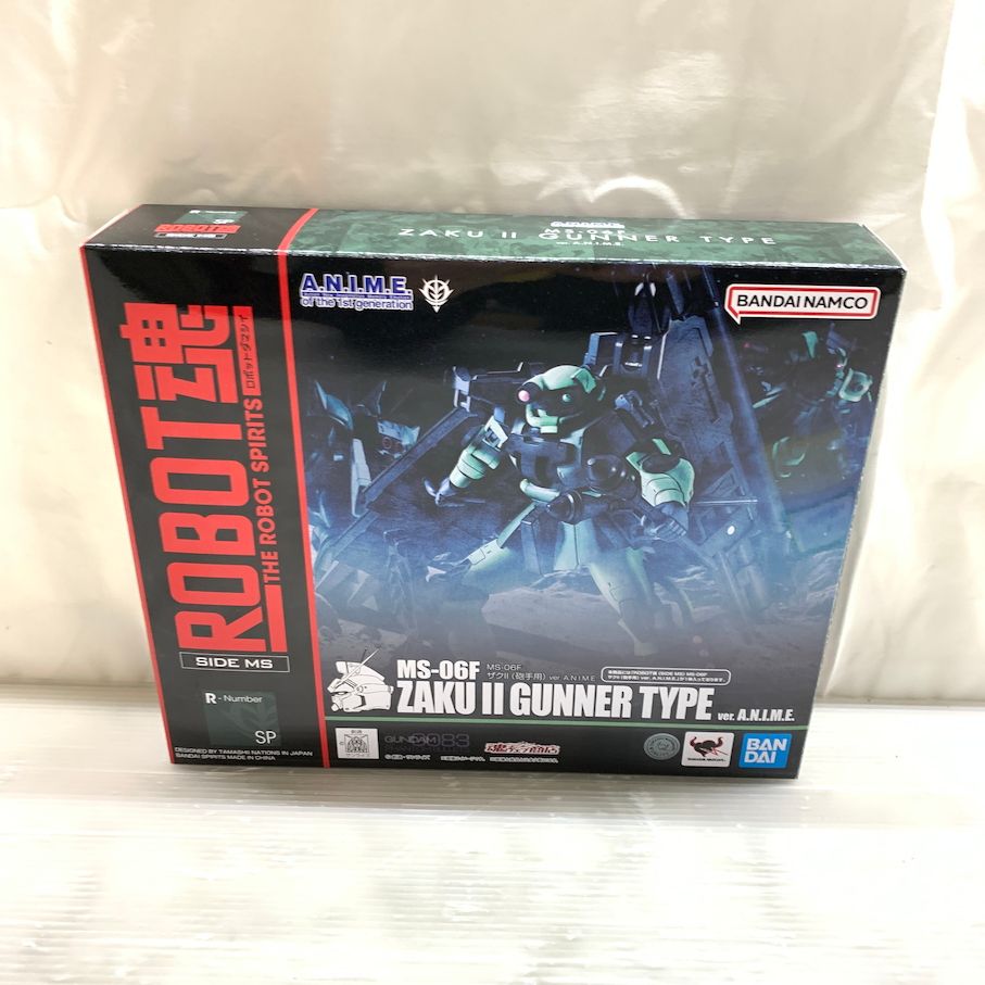 現状渡し品】 ROBOT魂 ＜SIDE MS＞ MS-06F ザクII (砲手用)ver
