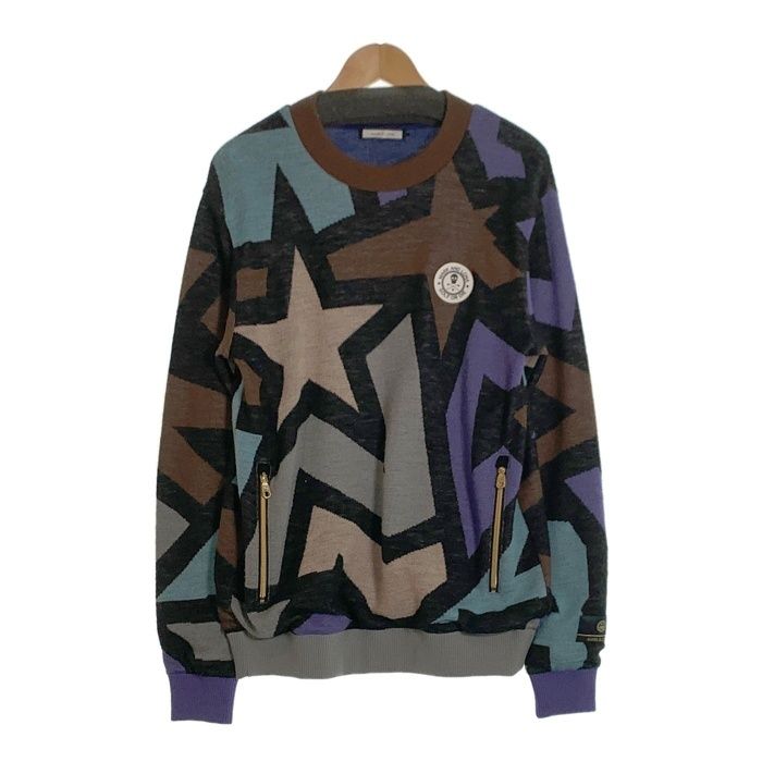 MARK & LONA マーク アンド ロナ ニット セーター マルチカラー MLM-1D-AB07 Size 48 MARK & LONA マーク アンド ロナ ニット セーター マルチカラー MLM-1D