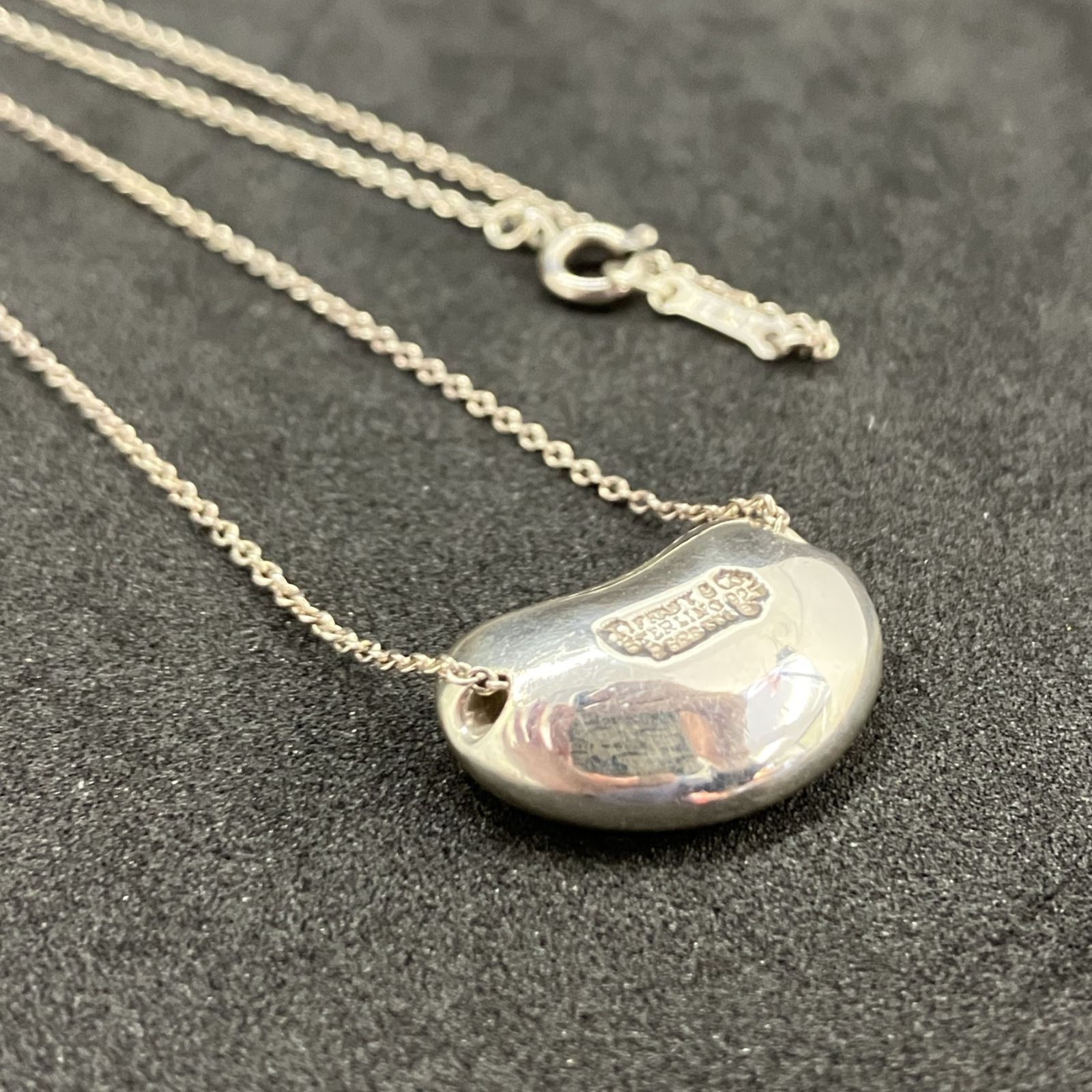 美品 TIFFANY ティファニー ネックレス エルサペレッティ ビーン