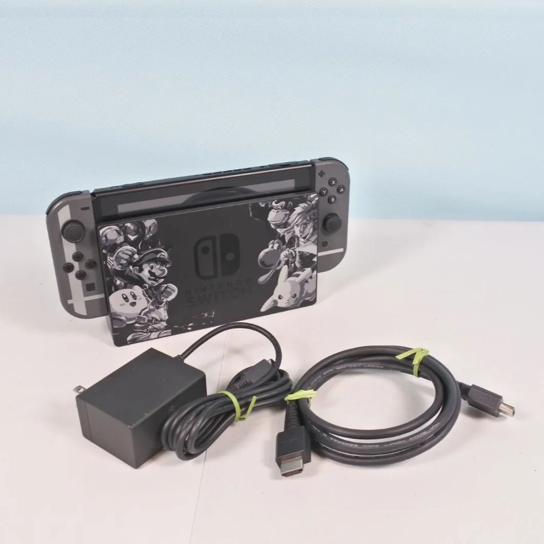 大清水36-51-0330]Nintendo SWITCH 旧型 スマブラモデル 本体 ドック