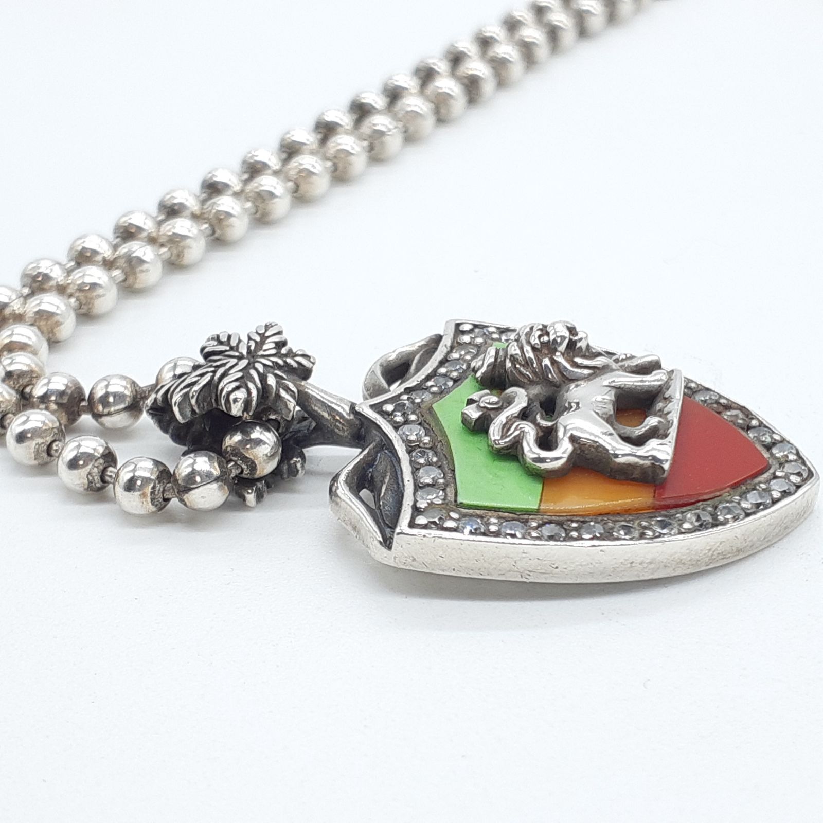 Rasta Vibrations シルバー925 バックル ラスタレゲエ RASTA VIBRATIONS ラスタバイブレーションズ ネックレス シルバー