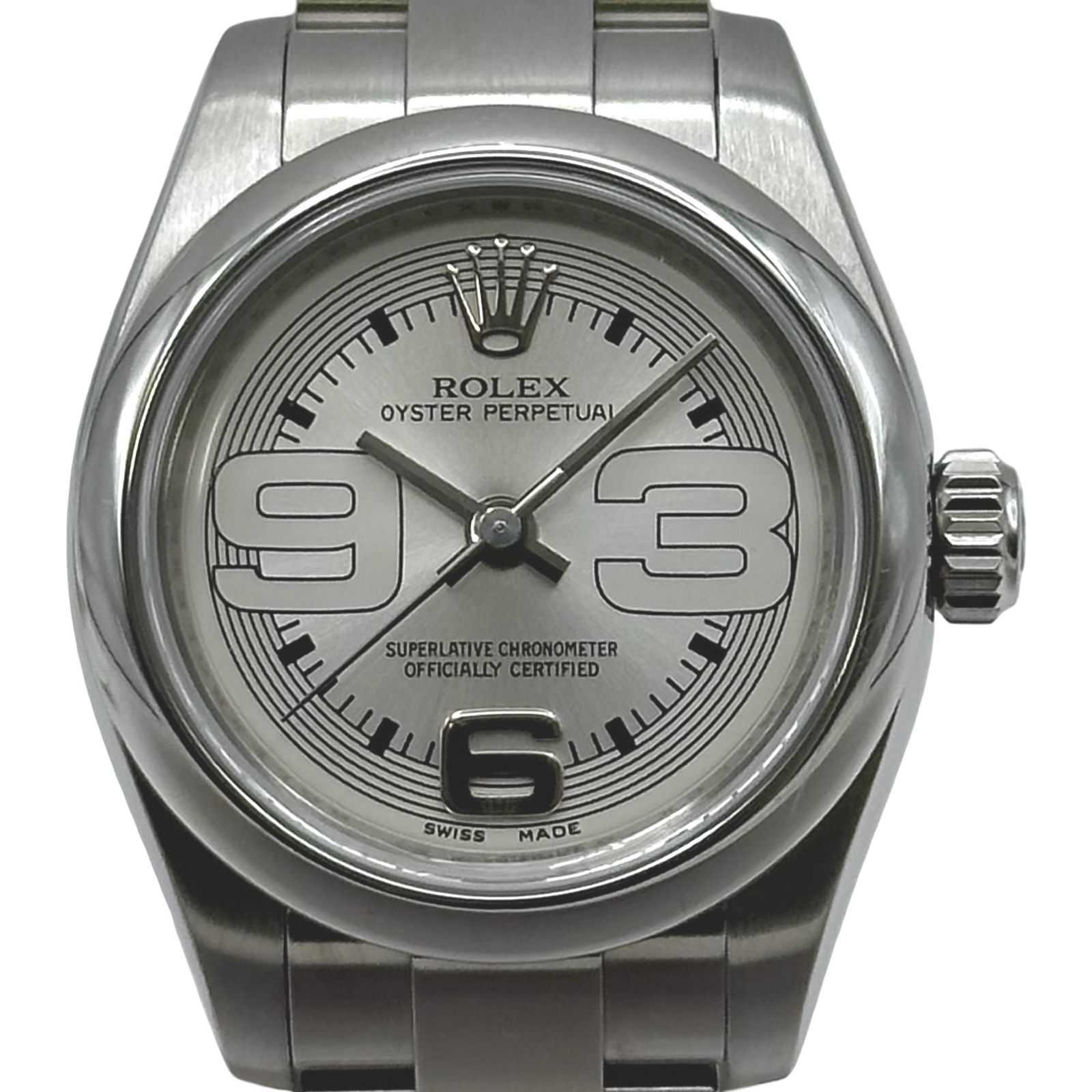 ロレックス ROLEX オイスターパーペチュアル 26 176200 シルバー 