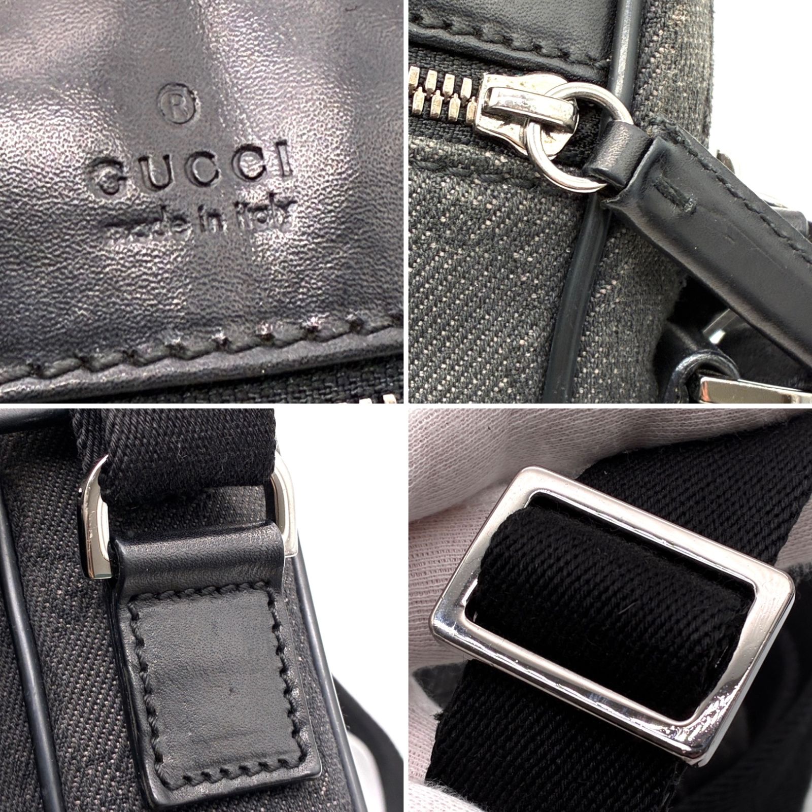 GUCCI “グッチ” GGキャンバス ショルダーバッグ クロスボディ