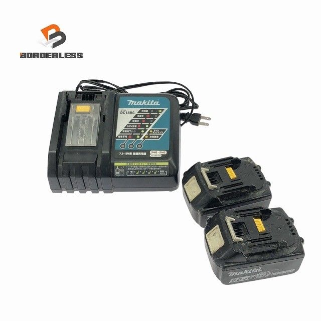 ☆中古品セット☆makita マキタ 18V 6.0Ah 純正 リチウムイオン 
