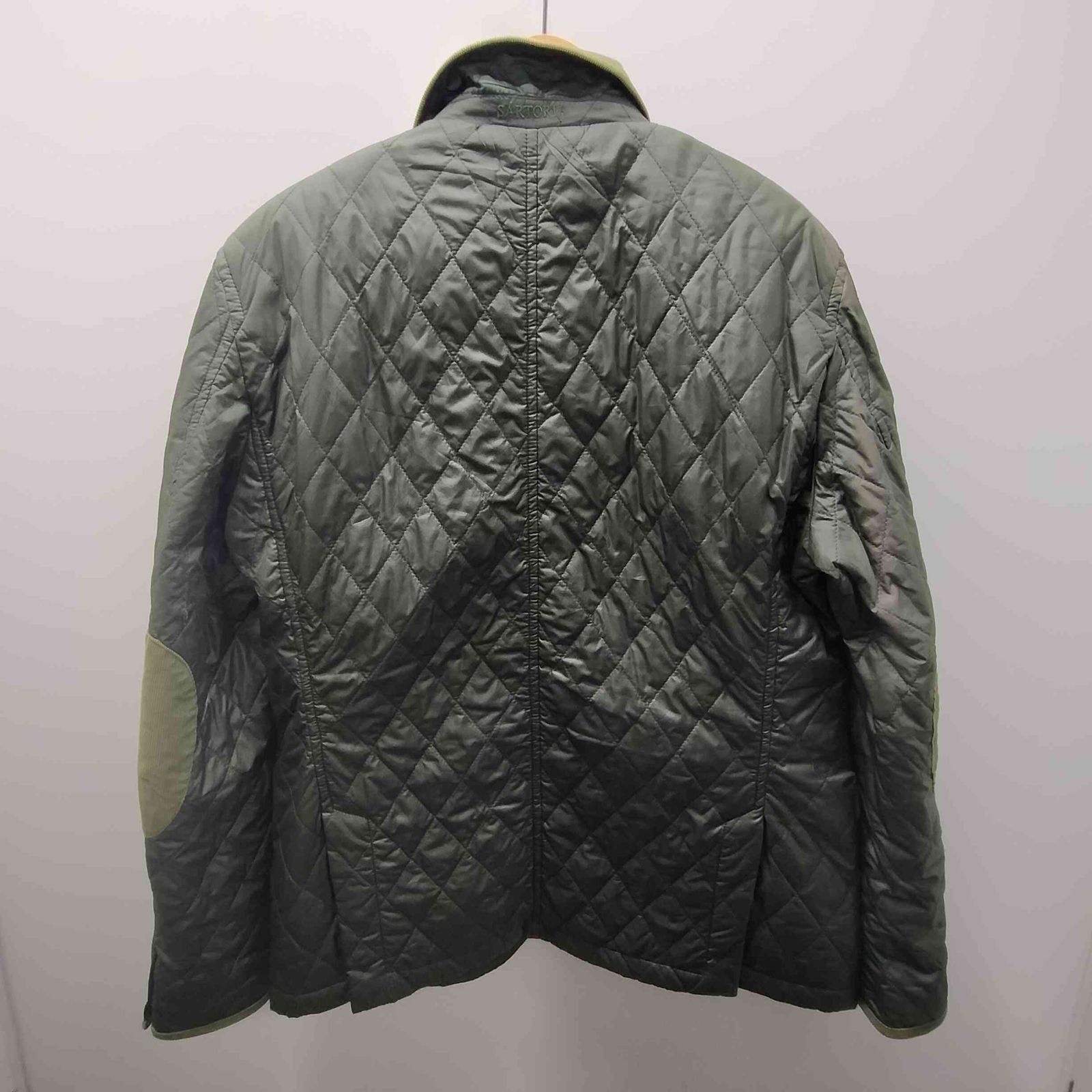 ユーズドフルギ USED古着 SARTORIA 裏地 総柄 背抜き 襟コーデュロイ 