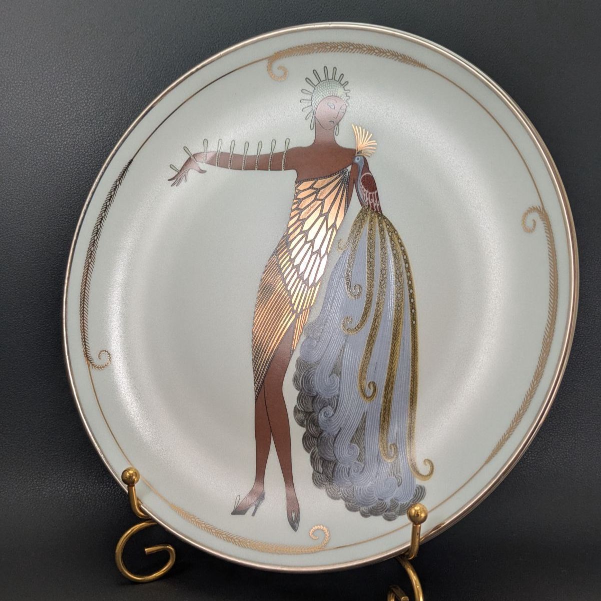 Franklin Mint the House of Erte Collectors Porcelain Plate