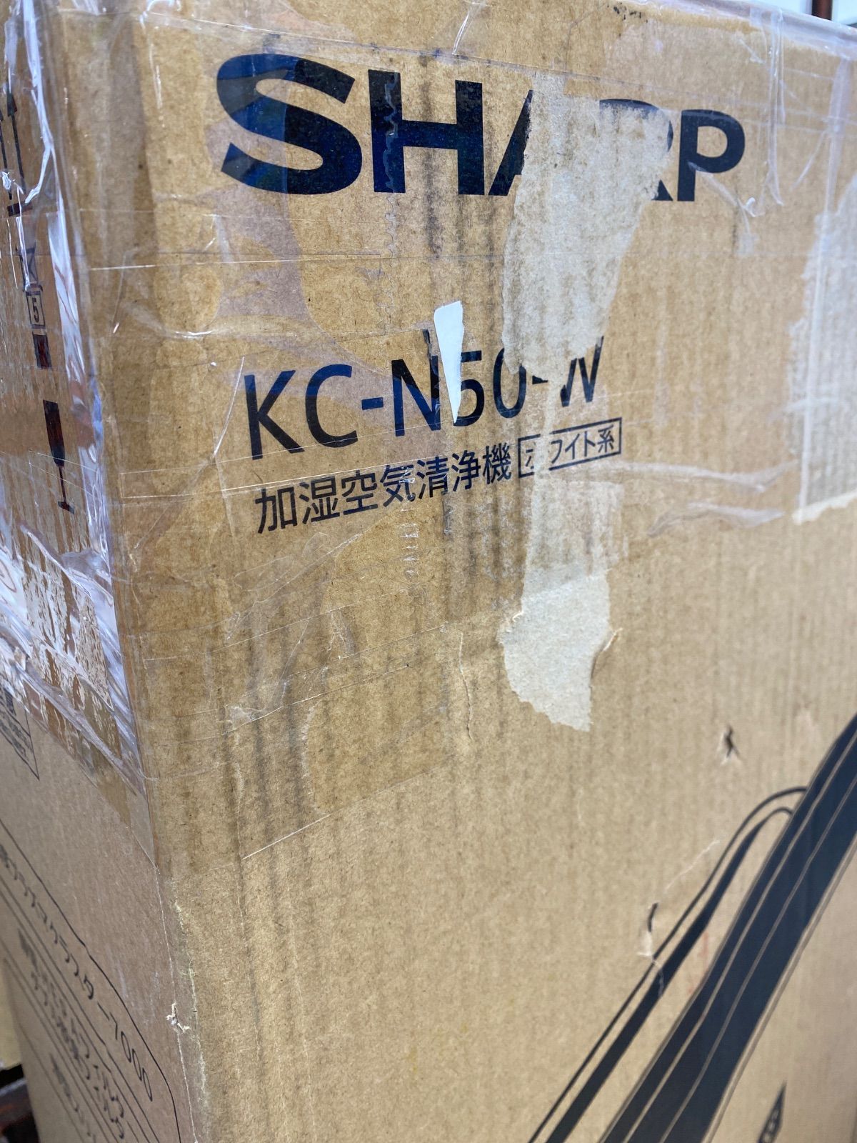 ≪中古品≫ SHARP 加湿空気清浄機 KC-N50-W - メルカリ