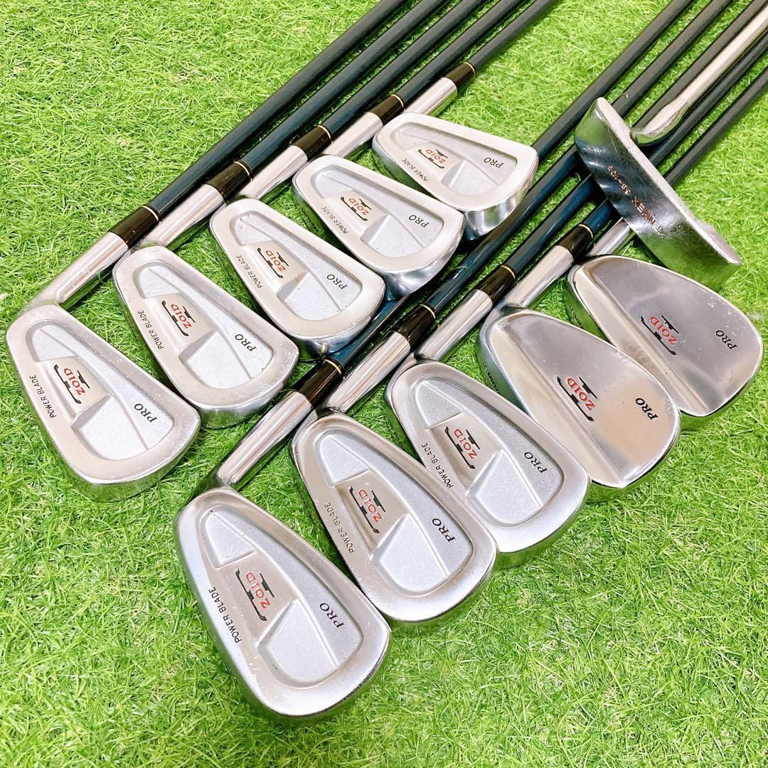 H1ミズノ 初心者オススメ ゴルフクラブ メンズセット 右利き14本FLEX S 