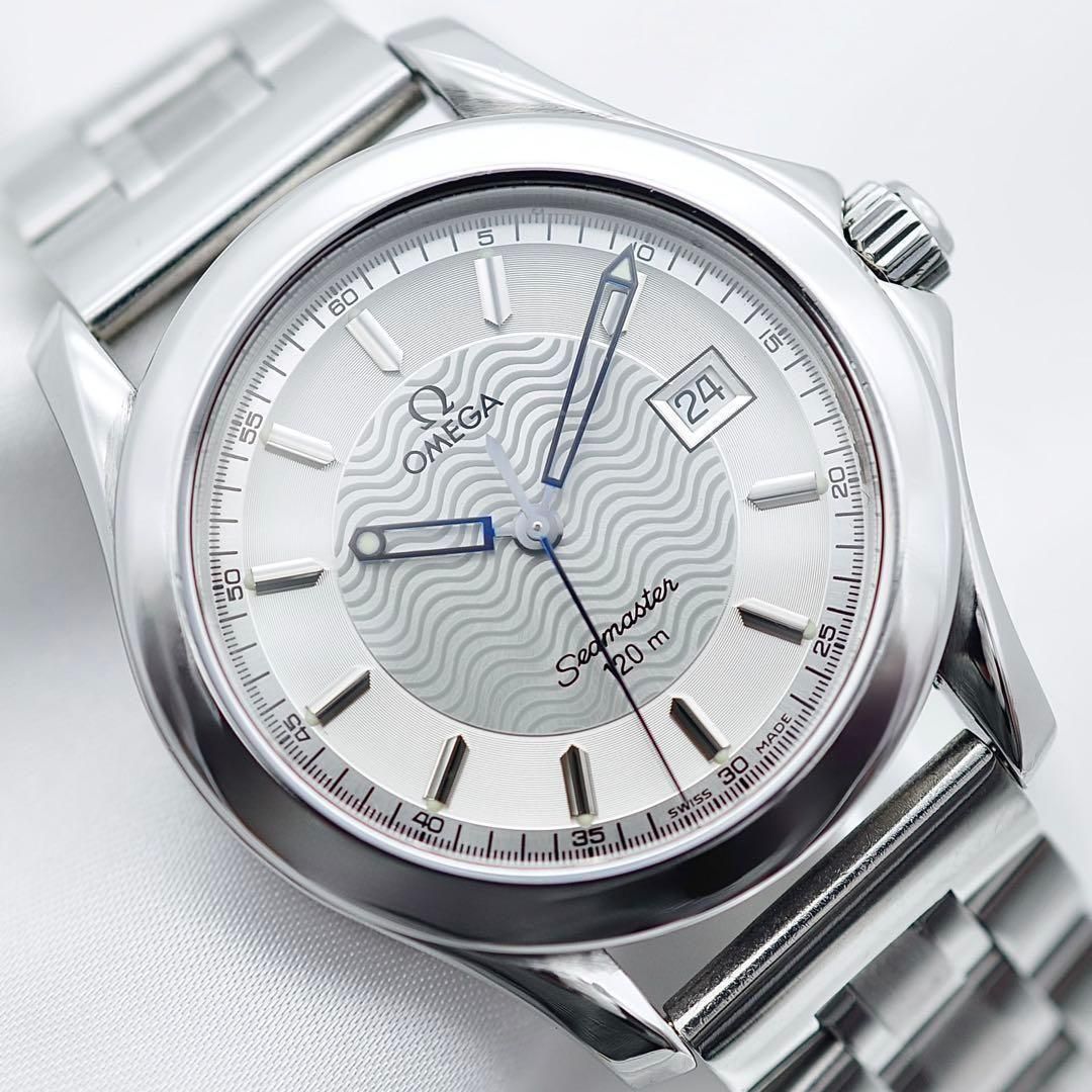OMEGA 新品同様 シーマスター 120m 2511.31 シルバー メンズ W00218