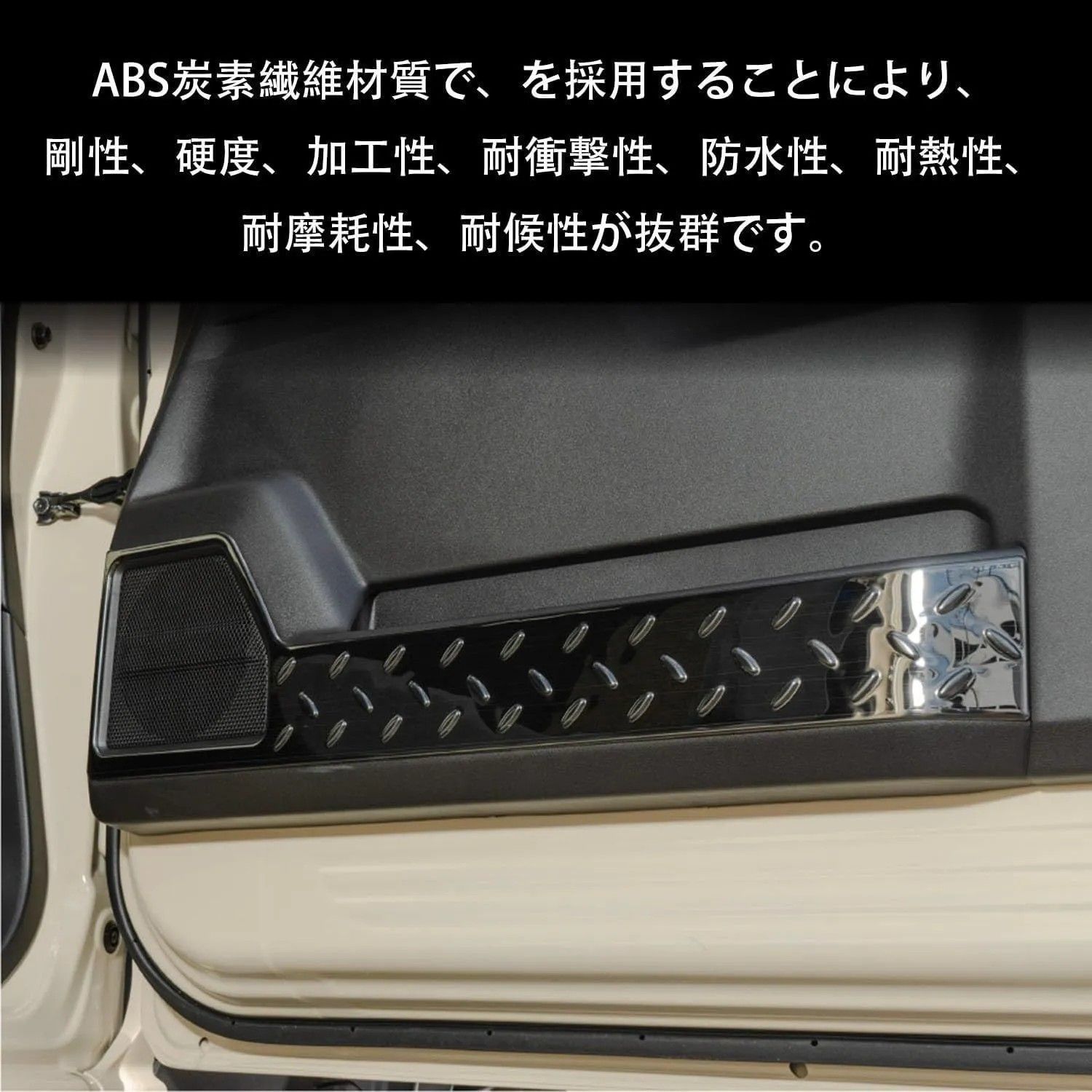送料無料】スズキ ジムニー / シエラ JB64/JB74 専用 ドアガード 2枚 