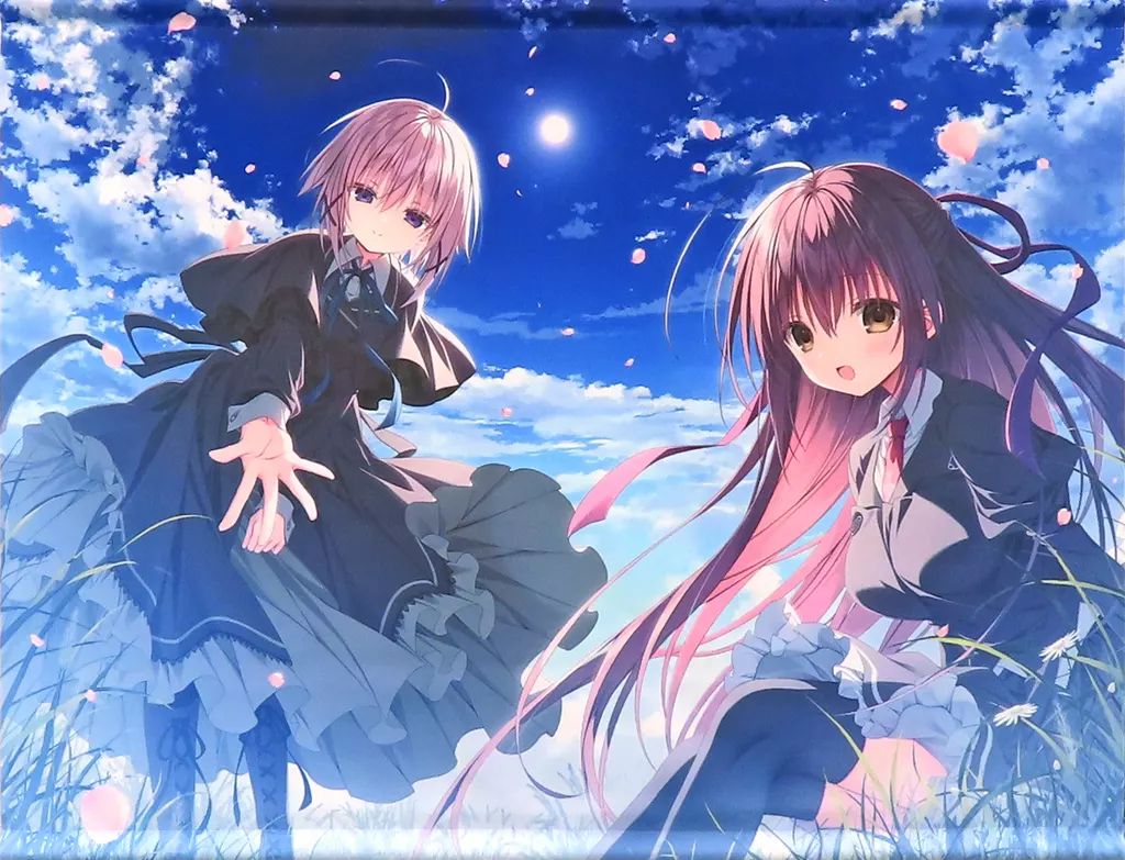 【中古】タペストリー キービジュアル B2Wスエードタペストリー 「PCソフト サクラノ詩 ～櫻の森の上を舞う～ 10th Anniversary Edition」 オフィシャル通販購入特典