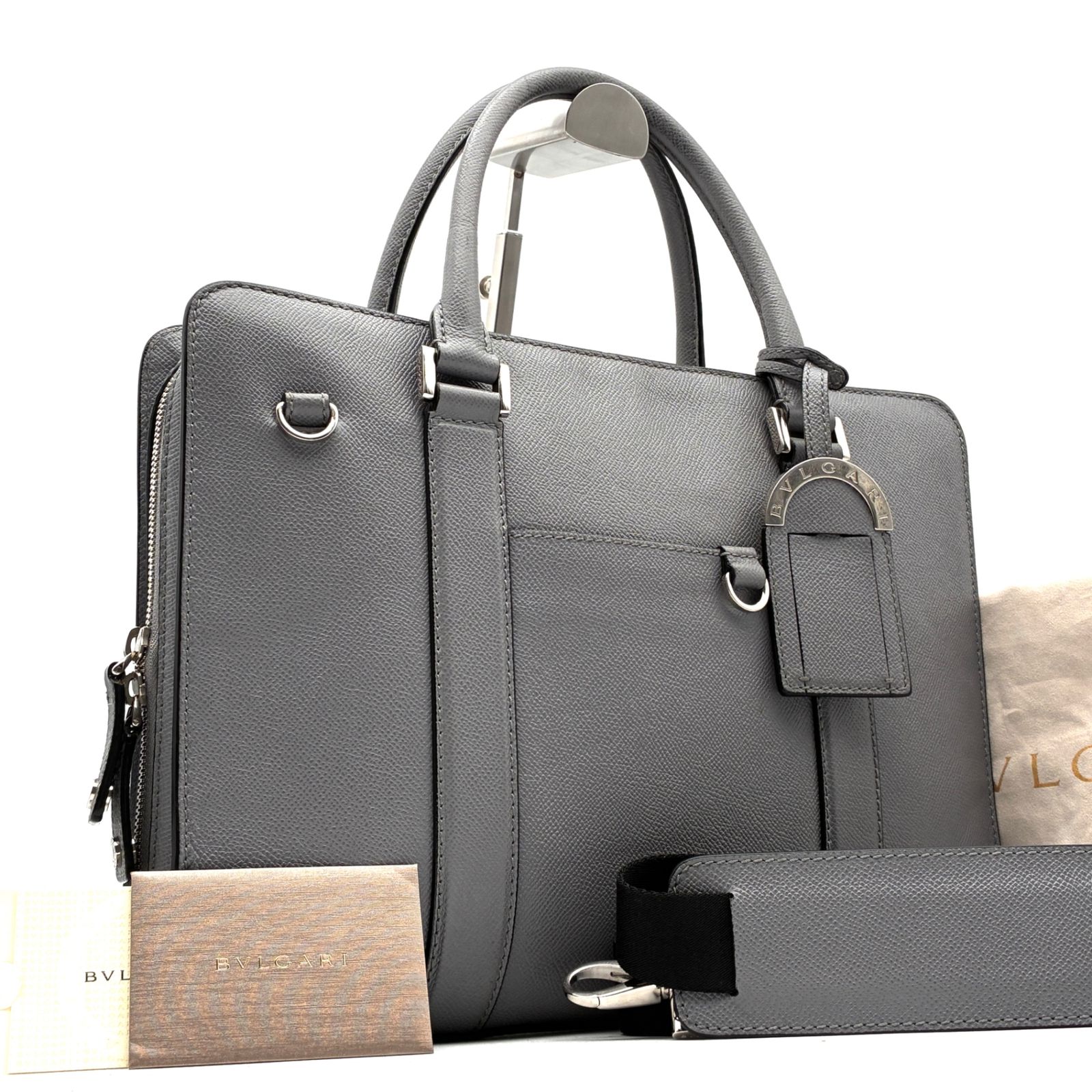 美品 BVLGARI ブルガリ ブルガリマン ブリーフケース ビジネスバッグ 