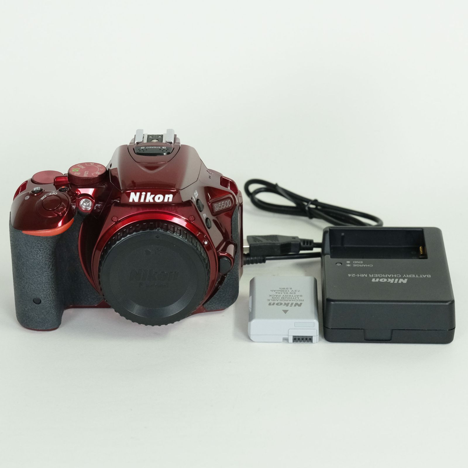 難あり品] Nikon D5500 ボディ レッド | ニコンFマウント - メルカリ