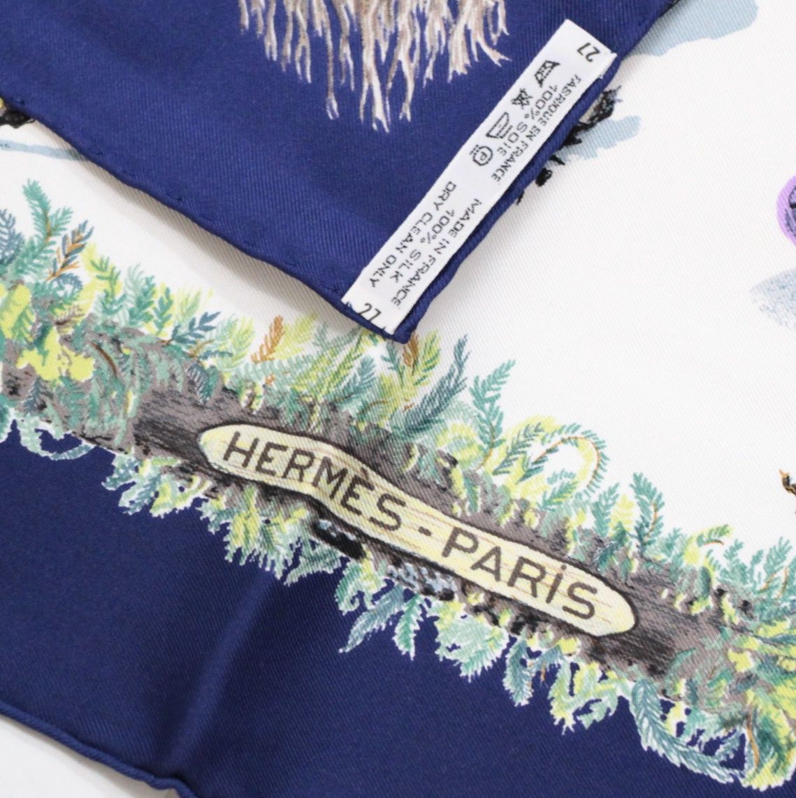 ☘️美品☘️ HERMES　シャンピニオン　カレ90 スカーフ HERMES エルメス カレ90 Champignons シャンピニオン 大判スカーフ