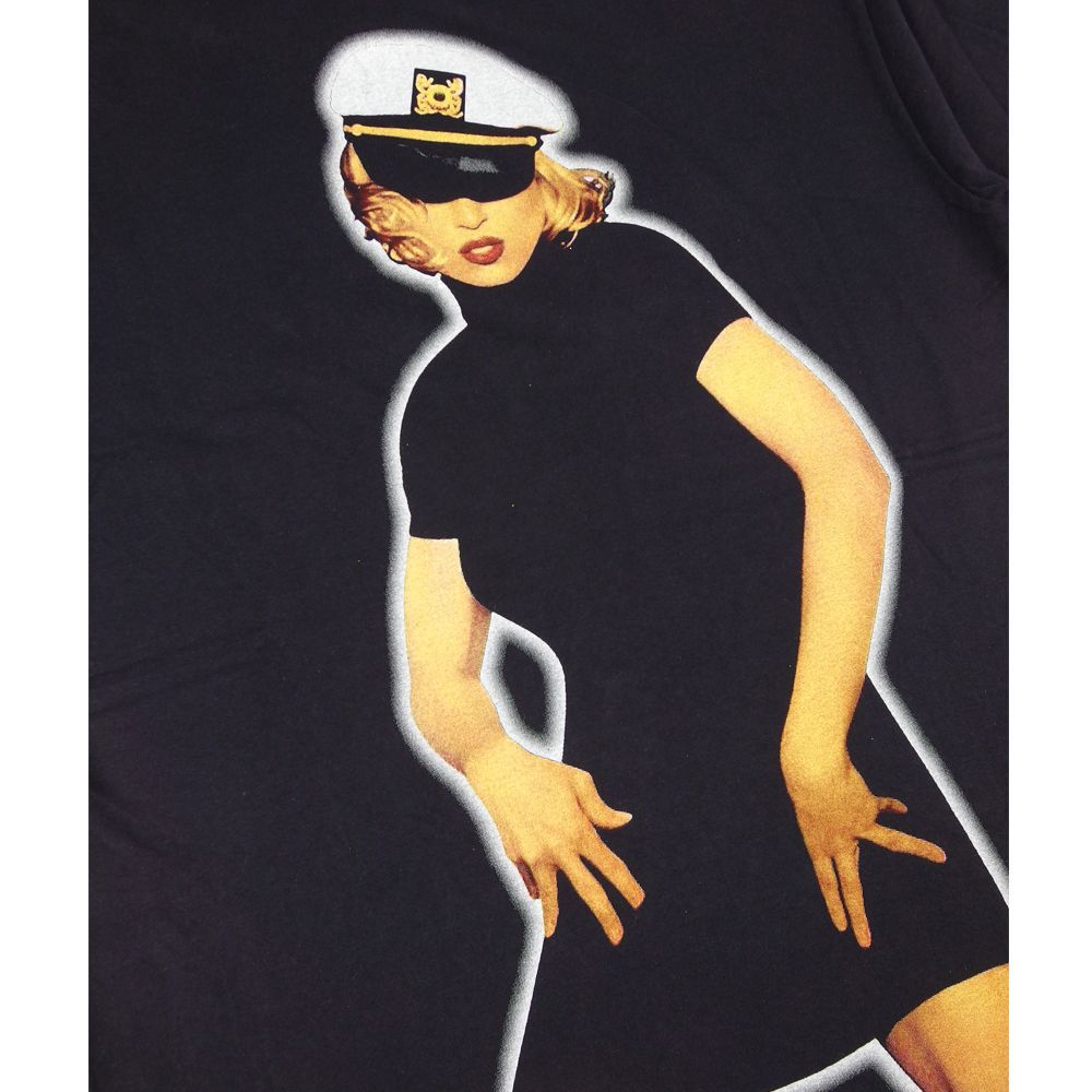 411 MADONNA マドンナ Tシャツ 美品 GILDAN製 ブラック バンドT THE