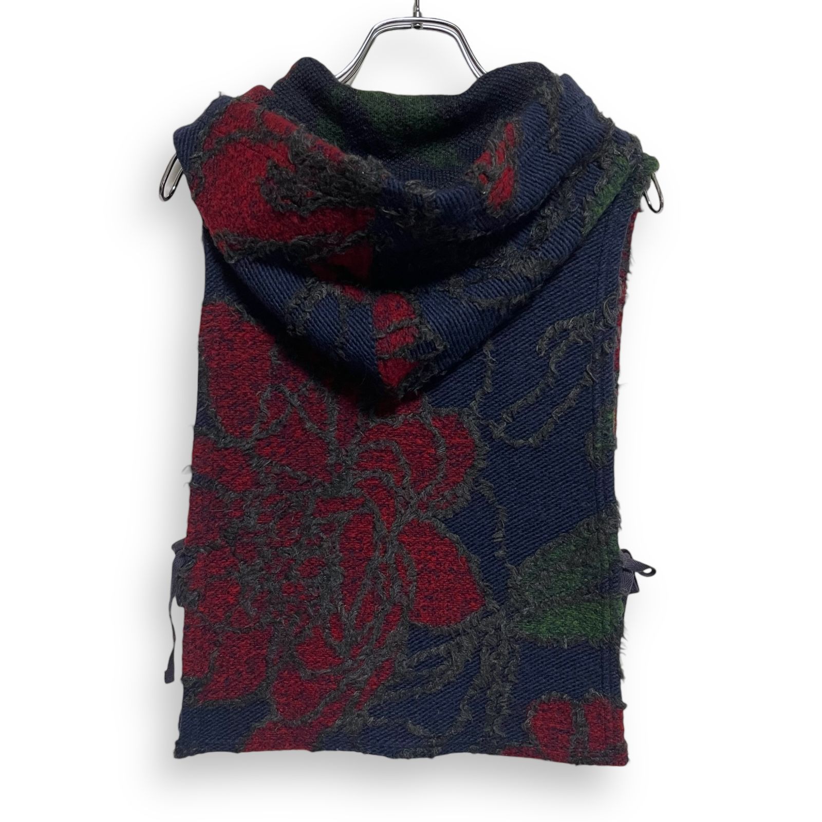 M2689/ Engineered Garments Hooded Interliner floral knit jacquard 