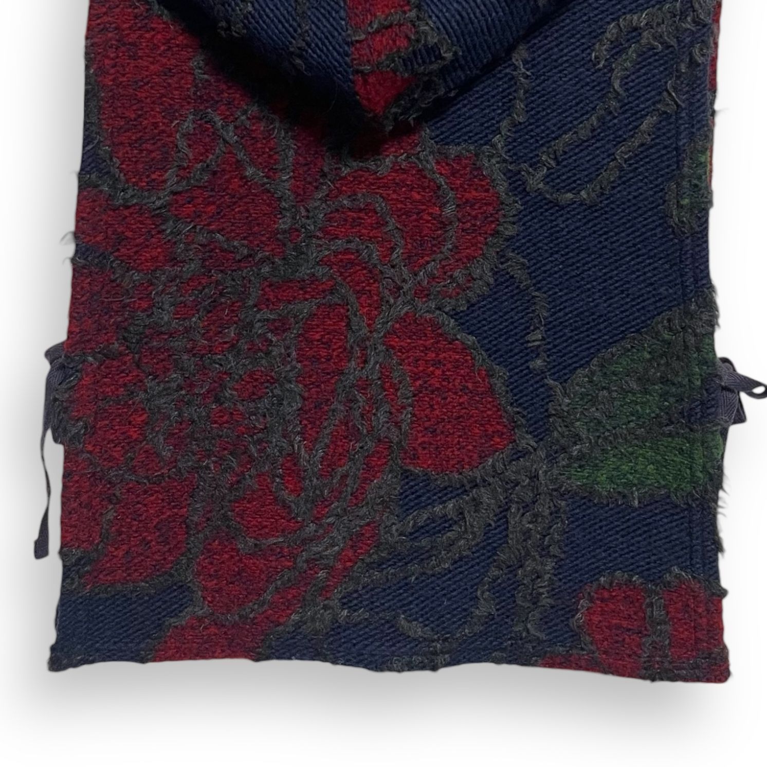 M2689/ Engineered Garments Hooded Interliner floral knit jacquard 