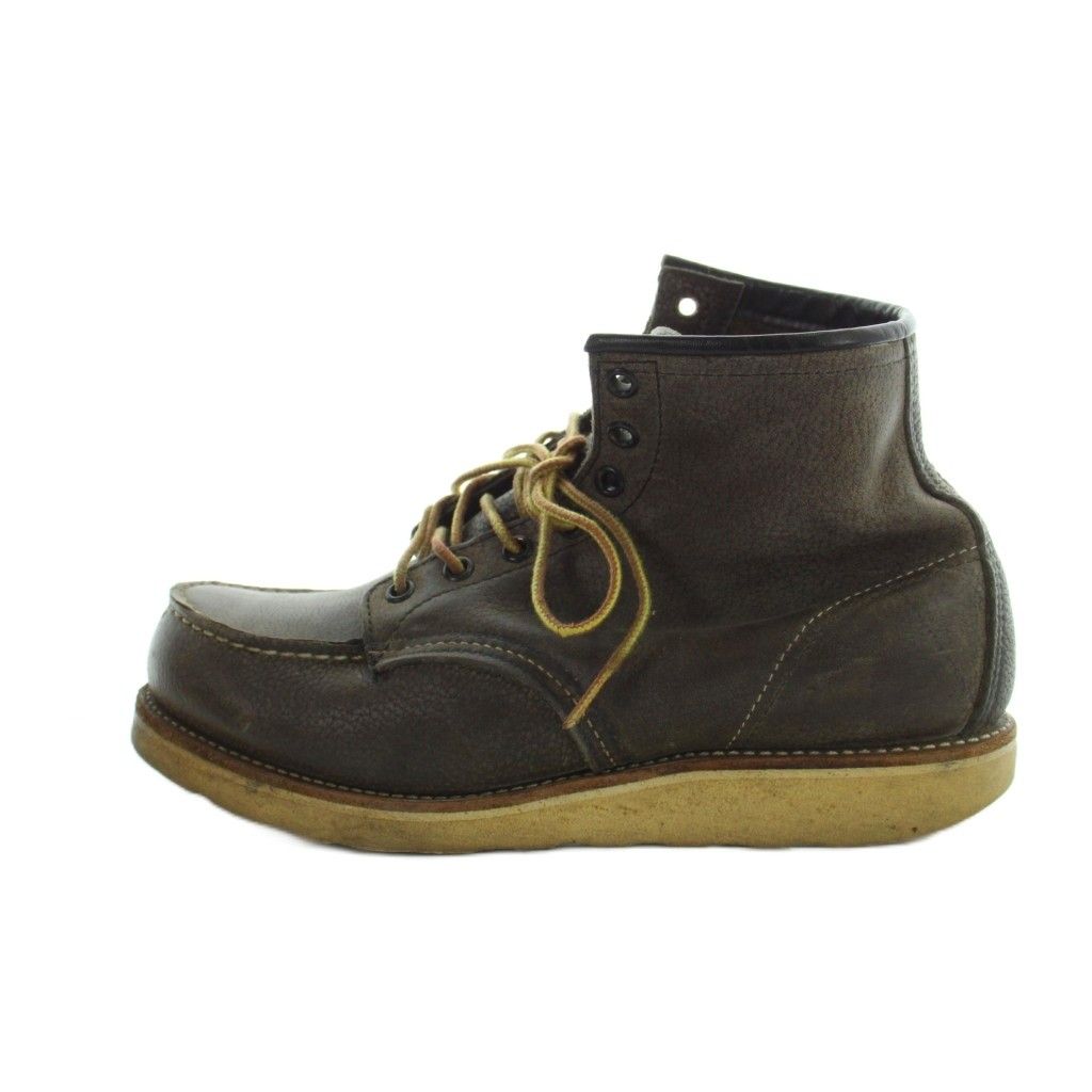 レッドウィング 90s 縦羽 刺繍タグ クラシックモック ショートブーツ レザー レッドウィング REDWING 90s 縦羽 刺繍タグ クラシックモック ショート