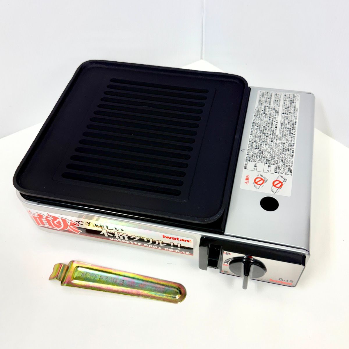 未使用　Iwatani カセットグリル CB-G-12 着火確認済み✨】イワタニ カセットガス グリル CB-G-12 - メルカリ