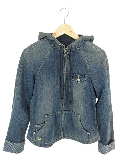 バリーブルーレーベル デニムジャケット パーカー バーバリーズブルーレーベル Burberry's BLUE LABEL デニム ジャケット